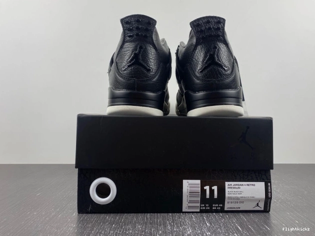 4 Pony Hair 819139-010 Retro Jordan Black 1003